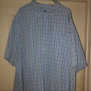 Mens short sleeve button down shirt